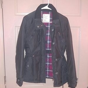 American Eagle navy blue rain proof canvas jacket